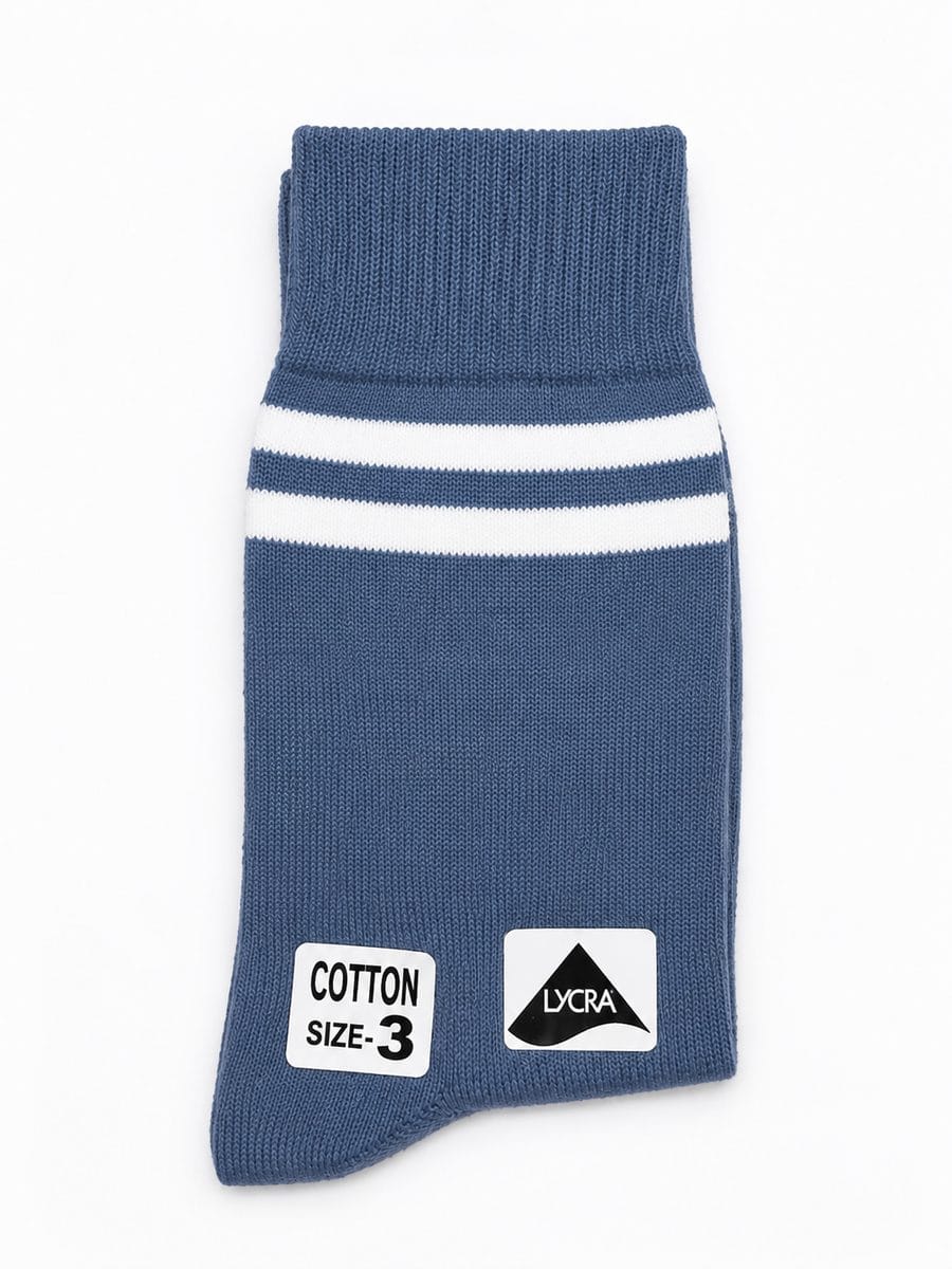 MHPS FORMAL GREY-WHITE SOCKS